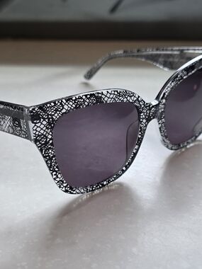 Bebe Lace-Pattern Sunglasses